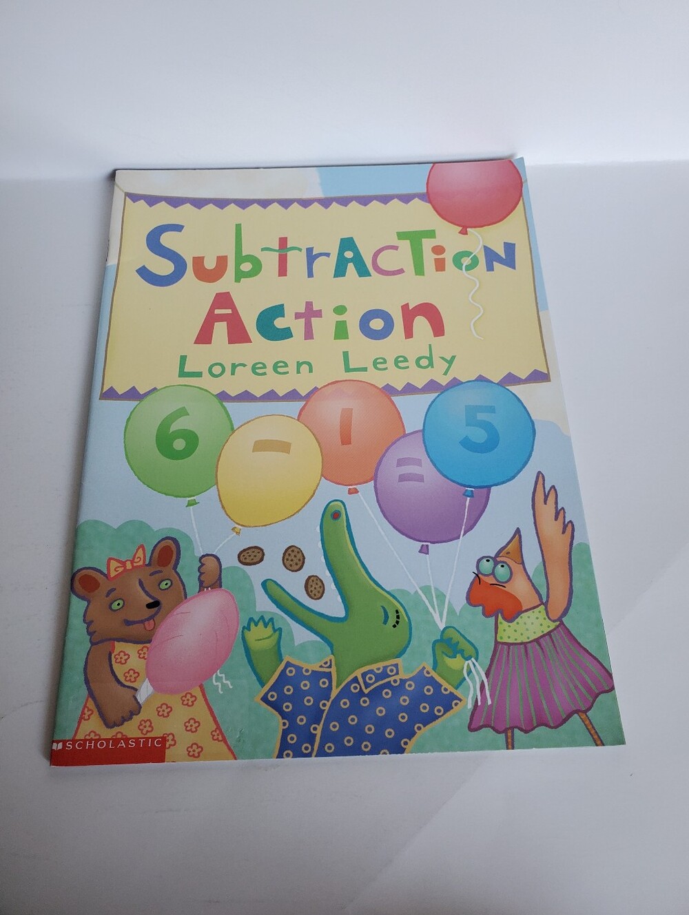 Subtraction Action Book - By Loreen Leedy Preowned Paperback